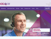 Tablet Screenshot of cciq.com.au